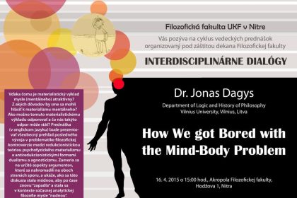 Interdisciplinárne dialógy: Dr. Jonas Dagys