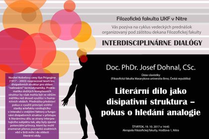 Interdisciplinárne dialógy: doc. PhDr. Josef Dohnal, CSc.
