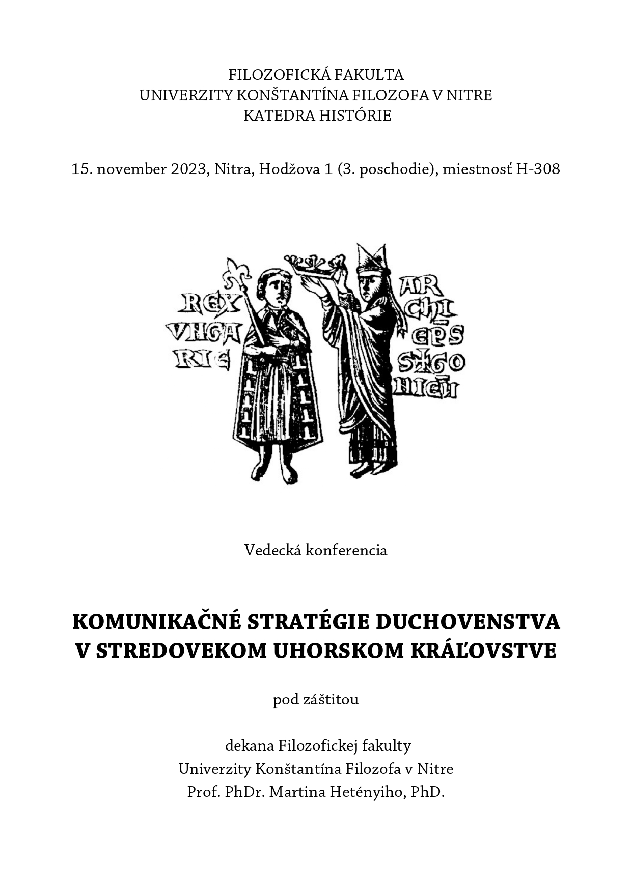 Komunikačné stratégie duchovenstva v stredovekom Uhorskom kráľovstve