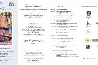 Kultúrne a duchovné dedičstvo Konštantína-Cyrila