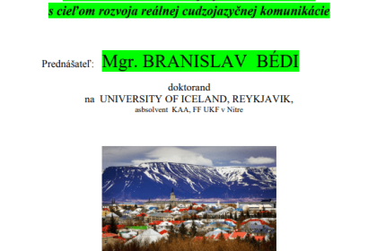 Používanie autentického jazyka vo videohrách s cieľom rozvoja reálnej cudzojazyčnej komunikácie