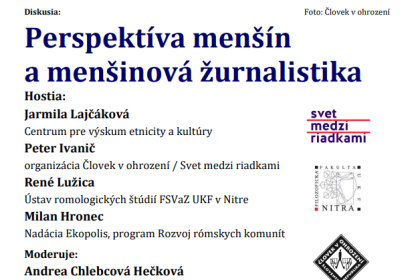 Perspektíva menšín a menšinová žurnalistika