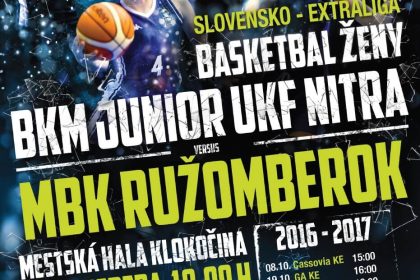 BKM Junior UKF Nitra vs. MBK Ružomberok