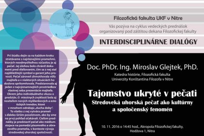 Interdisciplinárne dialógy: doc. PhDr. Ing. Miroslav Glejtek, PhD.