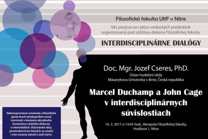 Interdisciplinárne dialógy: Doc. Mgr. Jozef Cseres, PhD.