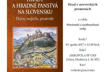 Hrad v novovekých premenách