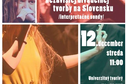 Culturologos: Poetika súčasnej nezávislej divadelnej tvorby na Slovensku /interpretačné sondy/. Prednášajúci: doc. Mgr. Miroslav Ballay, PhD.