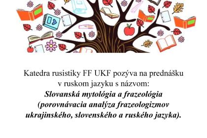 Slovanská mytológia a frazeológia.