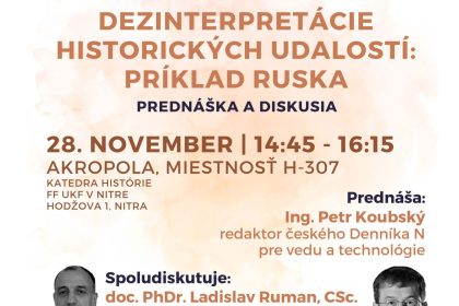 Konferencia INFODÉMIA: Kyjevská Rus: Dezinterpretácie historických udalostí: príklad Ruska