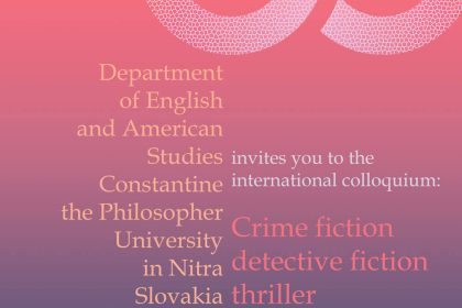 International colloquium: Crime fiction, detective fiction, thriller