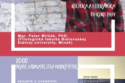 Mgr. Peter Milčák, PhD.: Profil vydavateľstva Modrý Peter