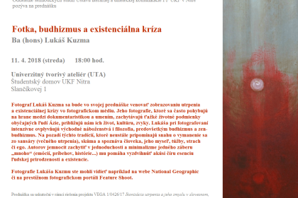 Fotka, budhizmus a existenciálna kríza, prednáša: Ba (hons) Lukáš Kuzma