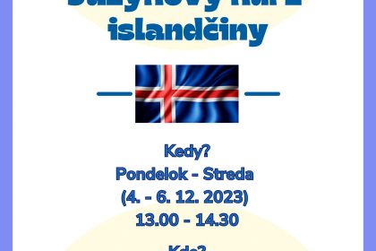 Jazykový kurz islandčiny