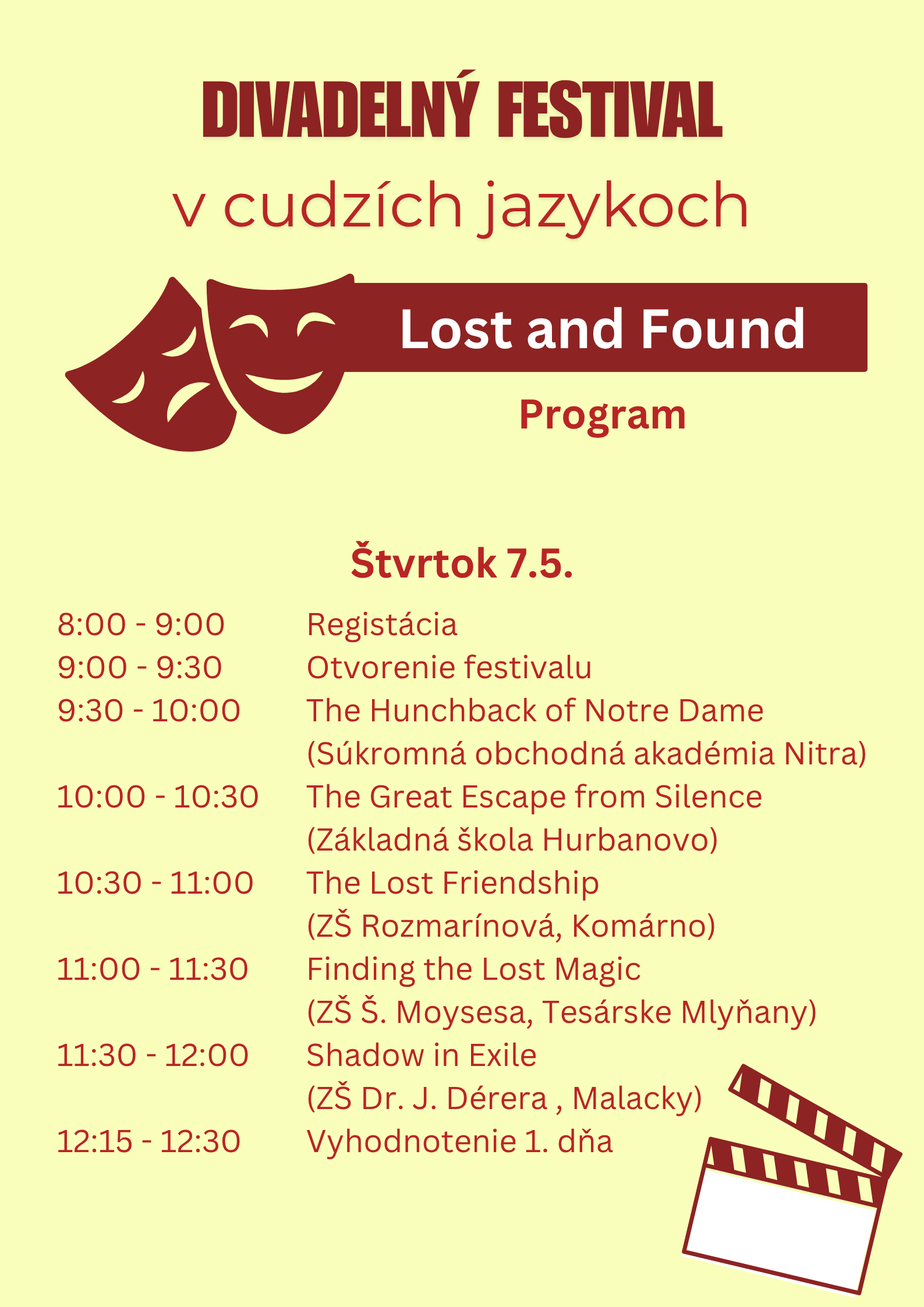 Divadelného festivalu v cudzích jazykoch